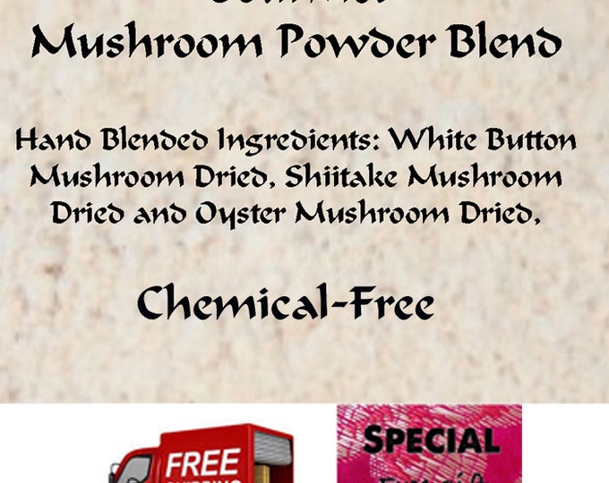 Order the purest Mushroom Powder Blend now & get FREE shipping and a free gift!