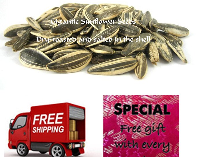 Arlene’s Gigantic Salted Sunflower Seeds. Order this Healthy long shelf life treat now & get a FREE Shipping + gift.