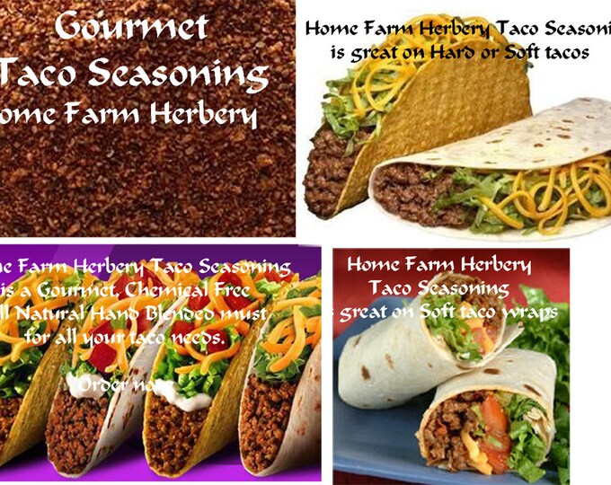 Authentic Taco Seasoning, all natural, chemical free, Order yours now.