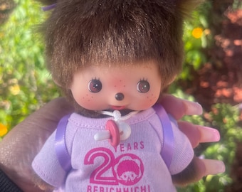 Monchhichi Bebichhichi SS Size Big Head Plush Keychain Girl
