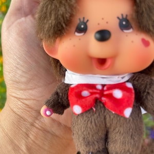 Monchhichi keychain Red heart
