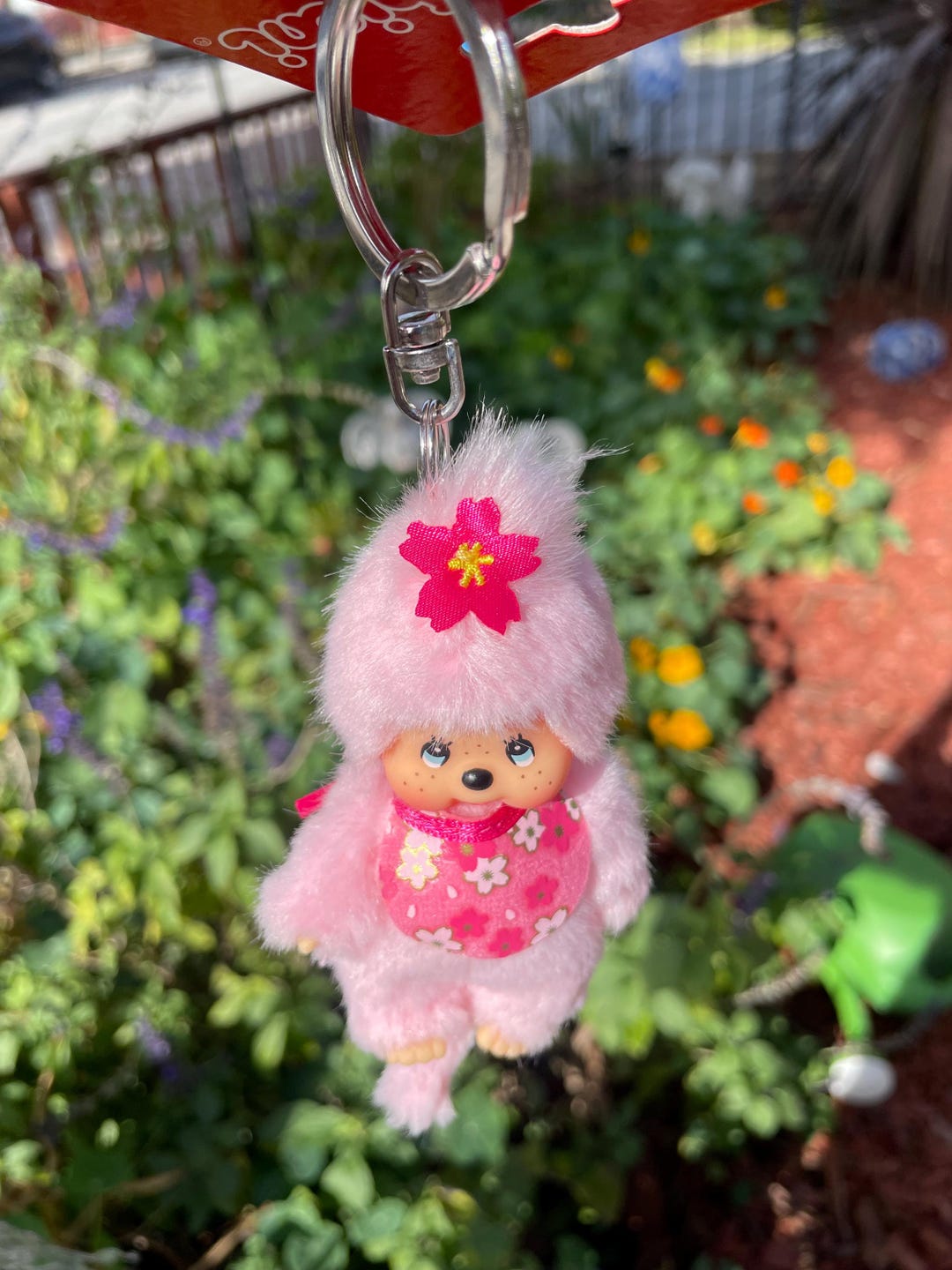 モンチッチ桜キーホルダー - Etsy 日本