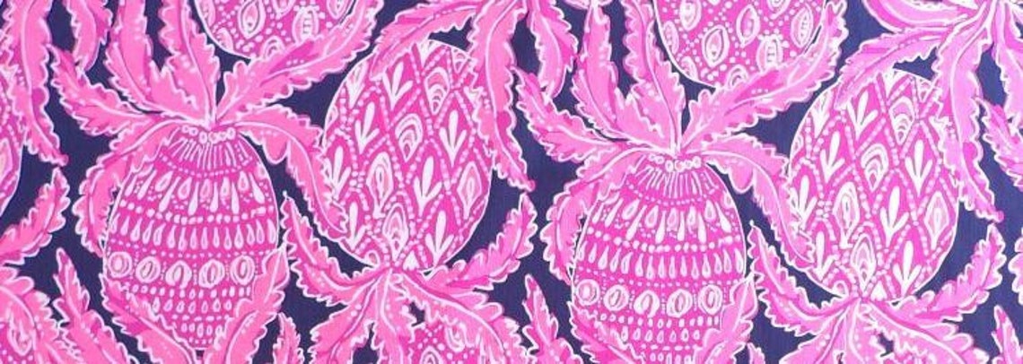 Dog or Cat Collar made with Lilly Pulitzer fabric Pink and | Etsy