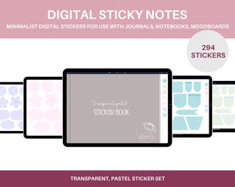 Goodnotes Digital Sticky Notes Bundle Digital Planner Sticky Notes Digital Sticky Note Stickers Sticky Notes Digital Post-it Note Set