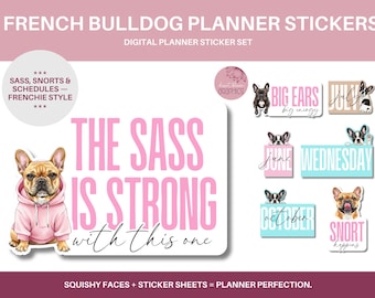 French Bulldog Stickers Watercolor French Bulldog Poster Art French Bulldog Watercolor Dog Care Planner Print Frenchie Love