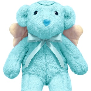 Blue Angel Teddy Bear Keepsake Urn For Ashes