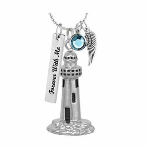 Lighthouse Ash Pendant Urn - Love Charms™ Option
