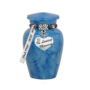 In Loving Memory Clouds Mini Urn - Love Charms® Option