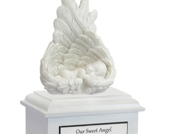 Protected By Angels Infant Urn