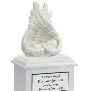 Protected By Angels Infant Urn