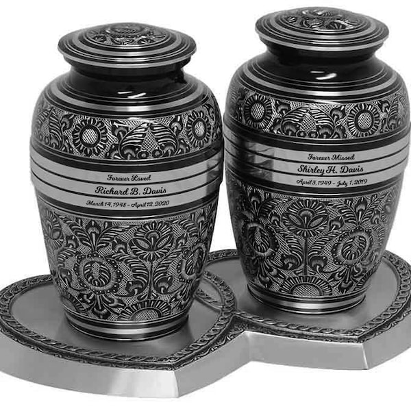 Companion Urns for Husband and Wife Etsy Canada