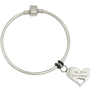 My Mom Love Always Bangle Bracelet Urn