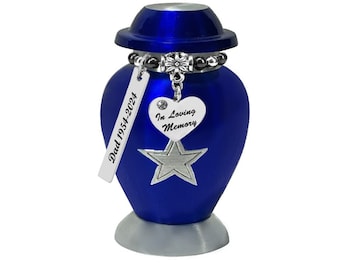 Texas Star Mini Urn - Love Charms® Option