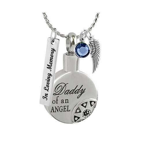 Daddy of an angel best sale necklace