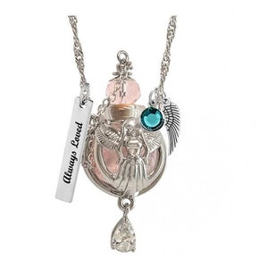 Protective Pink Angel Ash Urn - Love Charms™ Option