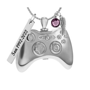 Video Game Controller Jewelry Ash Urn - Love Charms™ Option