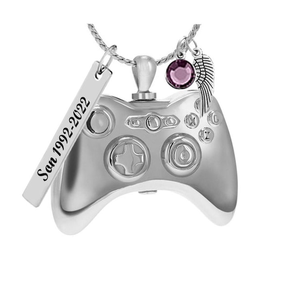 Video Game Controller Jewelry Ash Urn - Love Charms™ Option