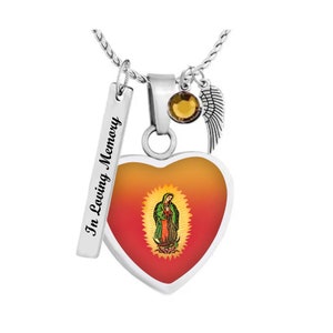 Urne à bijoux en forme de coeur Guadalupe - Love Charms® en option