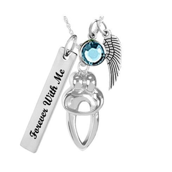 Celtic Cross Pendant Silver Ash Urn Love Charms Option