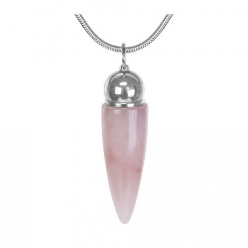Rose Quartz Cremation Jewelry Urn Love Charms™ Option image 2