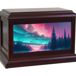 Aurora Borealis Journey Adult Cremation Urn - Keep The Memory® Urn