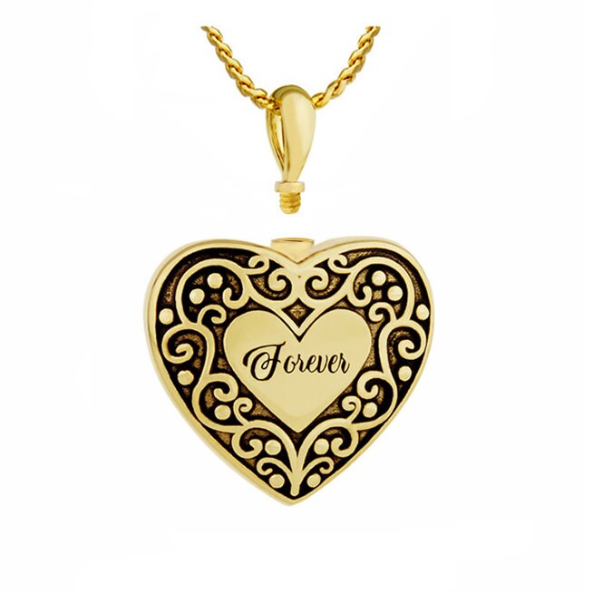 KT Gold Cremation Jewelry Urn 