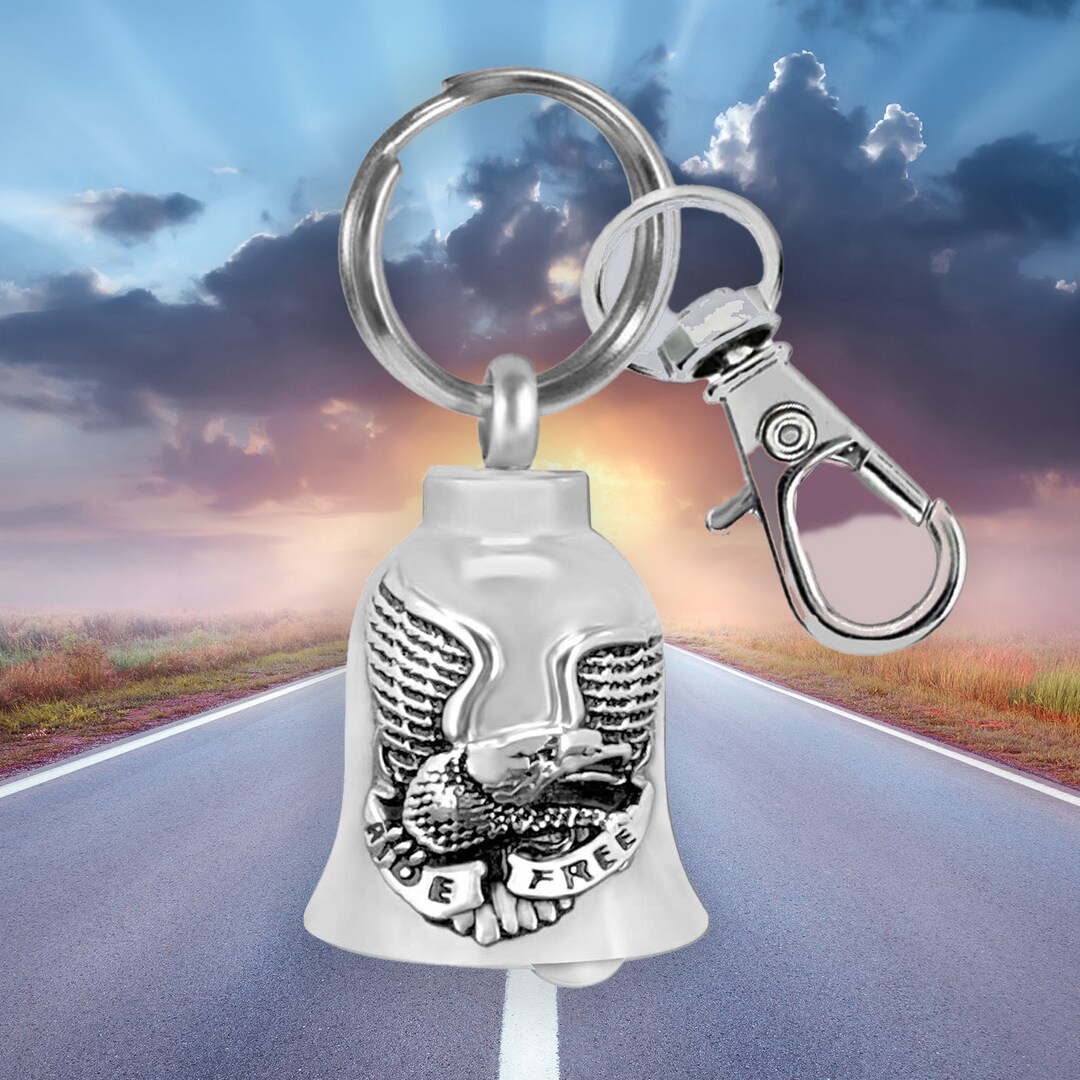 Freedom Rider Motorcycle Key Chain Ash Urn - Engraving Option - Tough ...