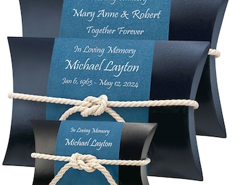 Oceanic Peaceful Pillow Water Burial Urn - Biodegradable At Sea Urn