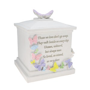 Those We Love ~ Butterfly Medium Cremation Urn - Free Shipping - Portion of an Adult's Ashes