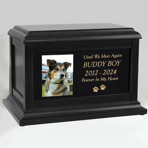 Ponderosa Pet Urn - Dog or Cat  Photo Option or Backyard Tree - Free Engraving