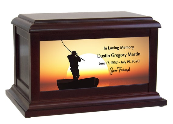 Buy Boat Fishing Cremation Urn Fisherman's Memorial Personalized