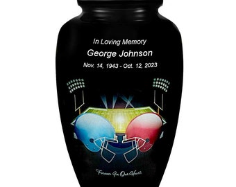 SPECIAL SALE - Baseball - Forever In My Heart Urn - Handcrafted Metal - Personalized Engraving