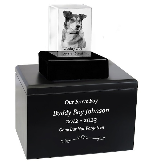 Dog memorial urn sale