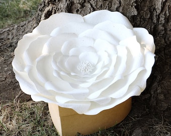 White Peaceful Petal® Flower Adult Water Burial Urn