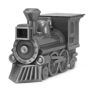 Urne train bébé en étain - Cadeaux commémoratifs exquis pour bébés - Gravure et carte de deuil gratuites - Expédition rapide - Ne ternit pas - Qualité exceptionnelle