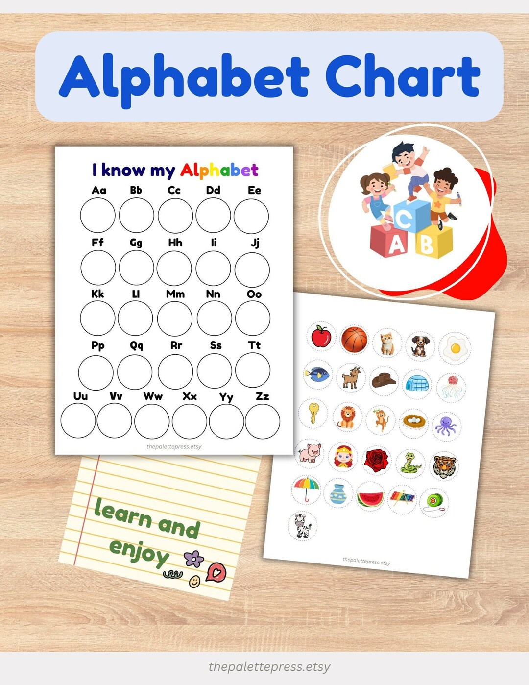 Fun and Engaging Alphabet Chart Activity for Kids (literacy Activity ...