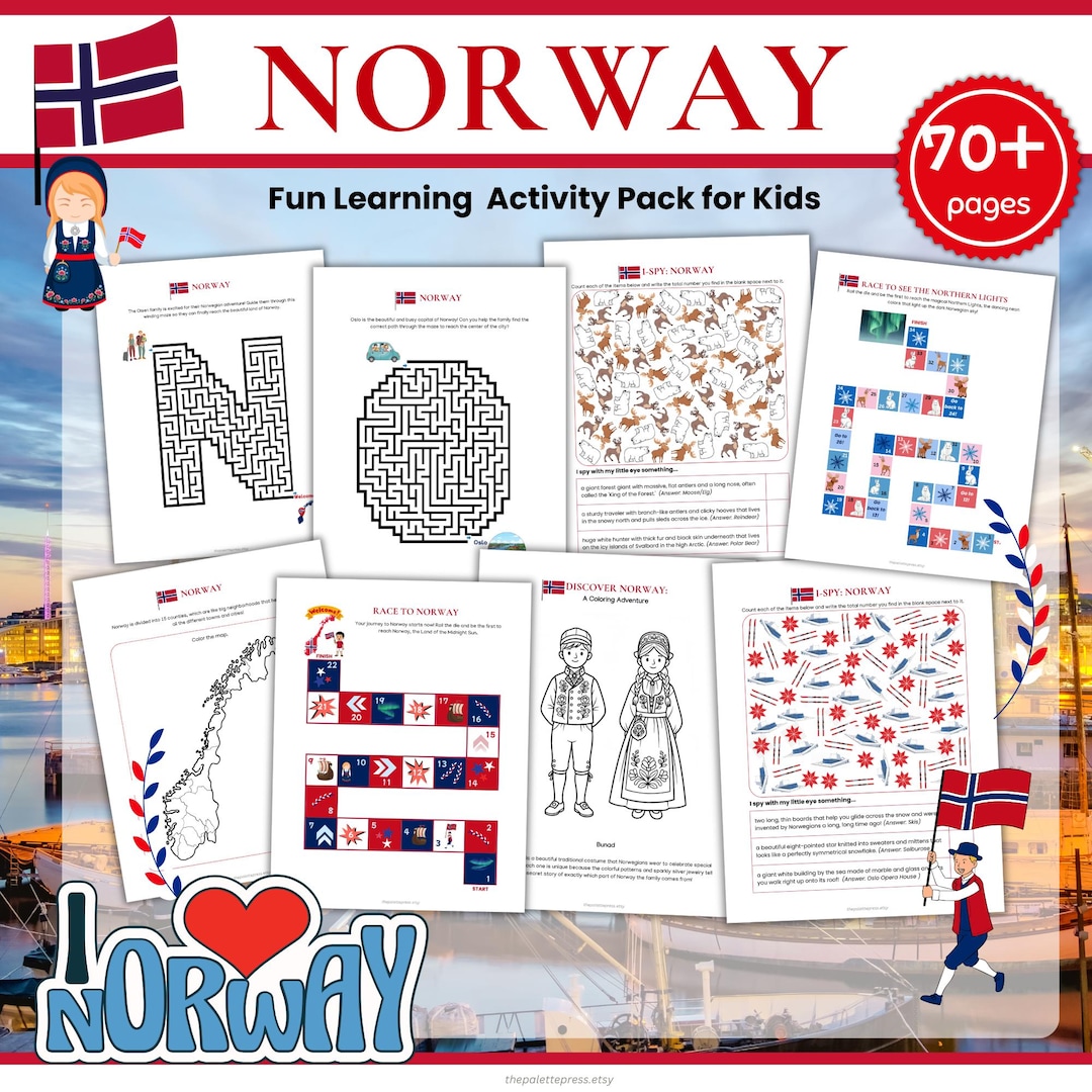 norway-worksheets-learning-activity-pack-for-kids-country-study