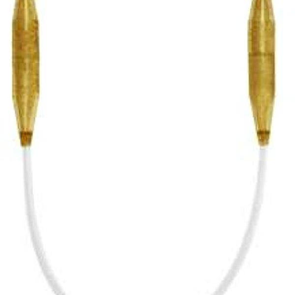 Addi Kunststoff-Rundstricknadeln mit großem Durchmesser (8mm - 25mm, US 11-50), Gold Glitter