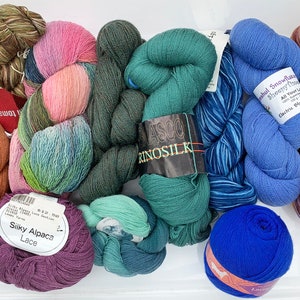 Mystery Grab Bags, Lace Weight Premium Yarns Surprise Selection