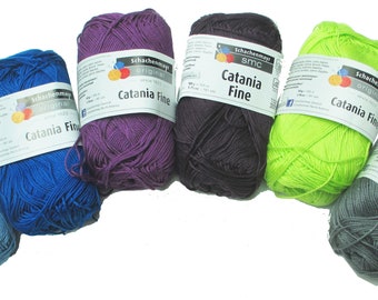 Mix or Match Sets of Schachenmayr Catania Fine; Cotton Fingering Yarn