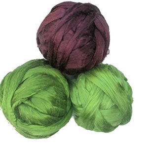 Mulberry Silk Roving: Many Colors Available, for Spinning, Felting, Textile Art image 7