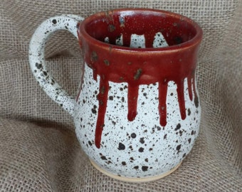 Handmade Pottery mug - Redwood