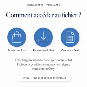 Suivi d'Épargne Excel Google Sheets | Tableur Objectifs Budget & Fonds d'Urgence | Modell Français Automatique + Guide bild 7