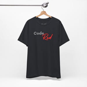 DonRoyal Code Red Unisex Tee, Don Short Sleeve T-Shirt, Trending Red Shirt, Unisex Jersey Tee, Red Tee for Men and Women
