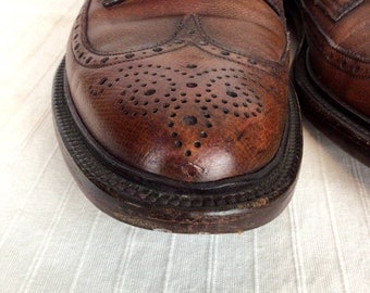 Vintage Wright Arch Preserver Wingtip Brogues 9.5 s-l400.jpg main image 3