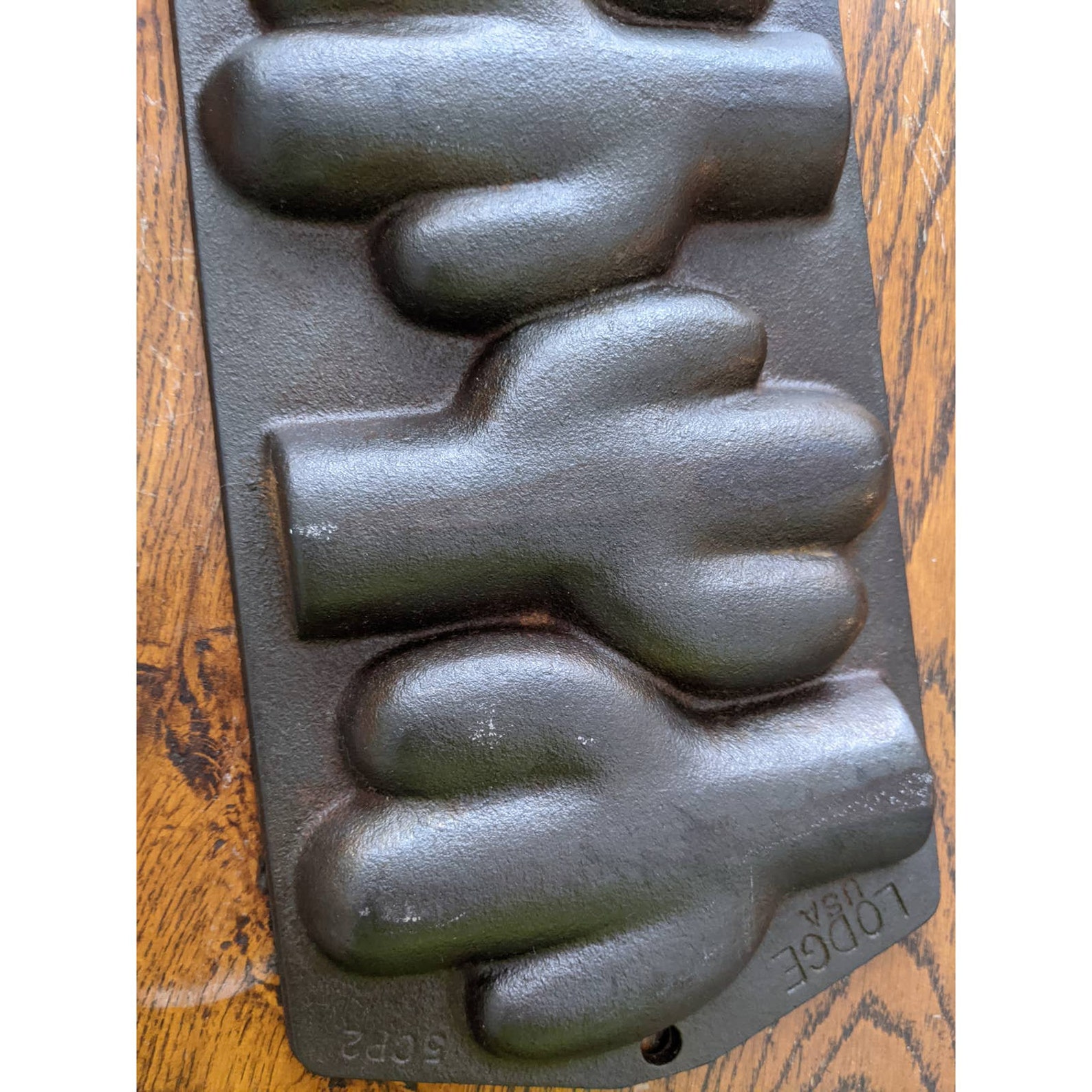 Vintage Lodge Cast Iron Cactus Cornbread Pan 5CP2 Etsy