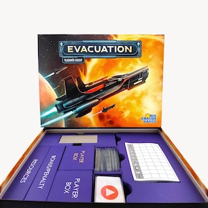 Evacuation – 3D Printed Board Game Organizer (Insert)