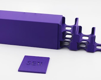 SETI Technology Tile Storage Box | 3D Printed Organizer with Secure Lid