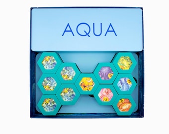 AQUA: Biodiversity in the Oceans – 3D Printed Board Game Organizer (Insert)