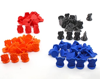 Tyrants of the Underdark Troop And Spies Tokens – 3D Printed Board Game Upgrade Pieces